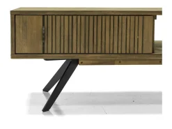 Best Mesa de centro 120x45x60 cm castanha Massa MASL06 Cinzento / Castanho