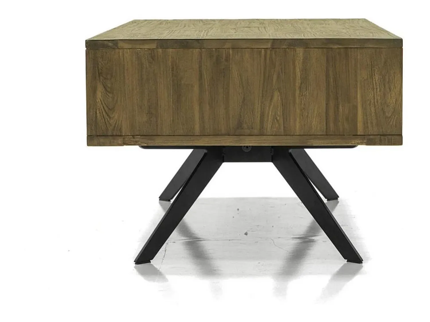 Best Mesa de centro 120x45x60 cm castanha Massa MASL06 Cinzento / Castanho