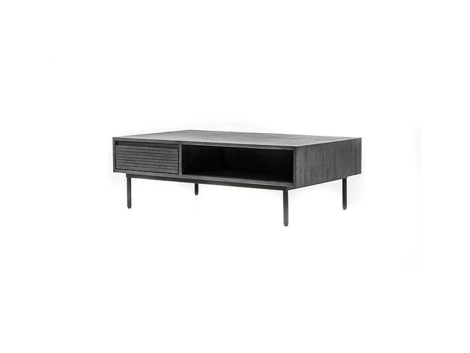 Mesa de centro 120x40x70 cm cinza tundra capella capl06^ Mesa De Centro