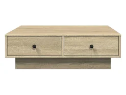 Mesa De Centro*vidaxl Mesa de centro 90x90x28 cm contraplacado carvalho sonoma Natural claro