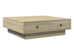 Mesa De Centro*vidaxl Mesa de centro 90x90x28 cm contraplacado carvalho sonoma Natural claro