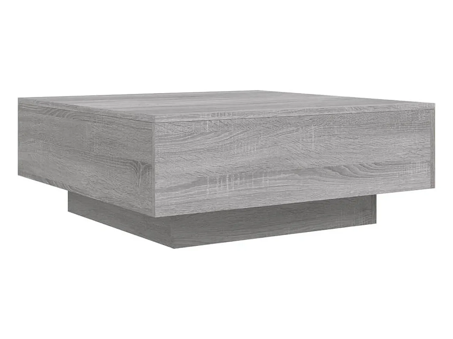 Mesa De Centro|vidaxl Mesa de centro 80x80x31 cm contraplacado sonoma Cinzento
