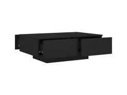 Hot Mesa de centro 90x60x31 cm contraplacado PT256868 Preto
