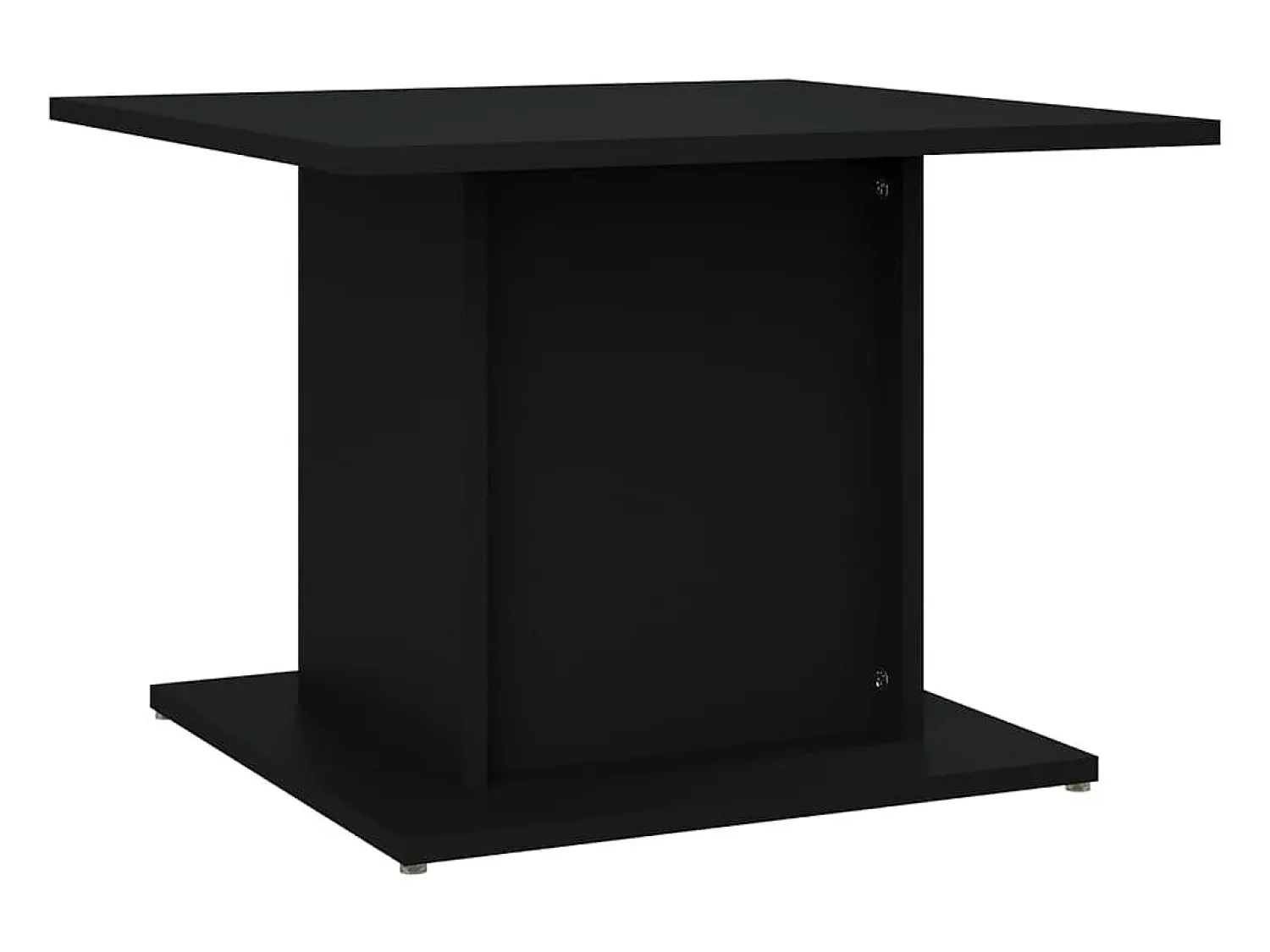 Mesa De Centro| Mesa de centro 55,5x55,5x40 cm contraplacado PT234529 Preto
