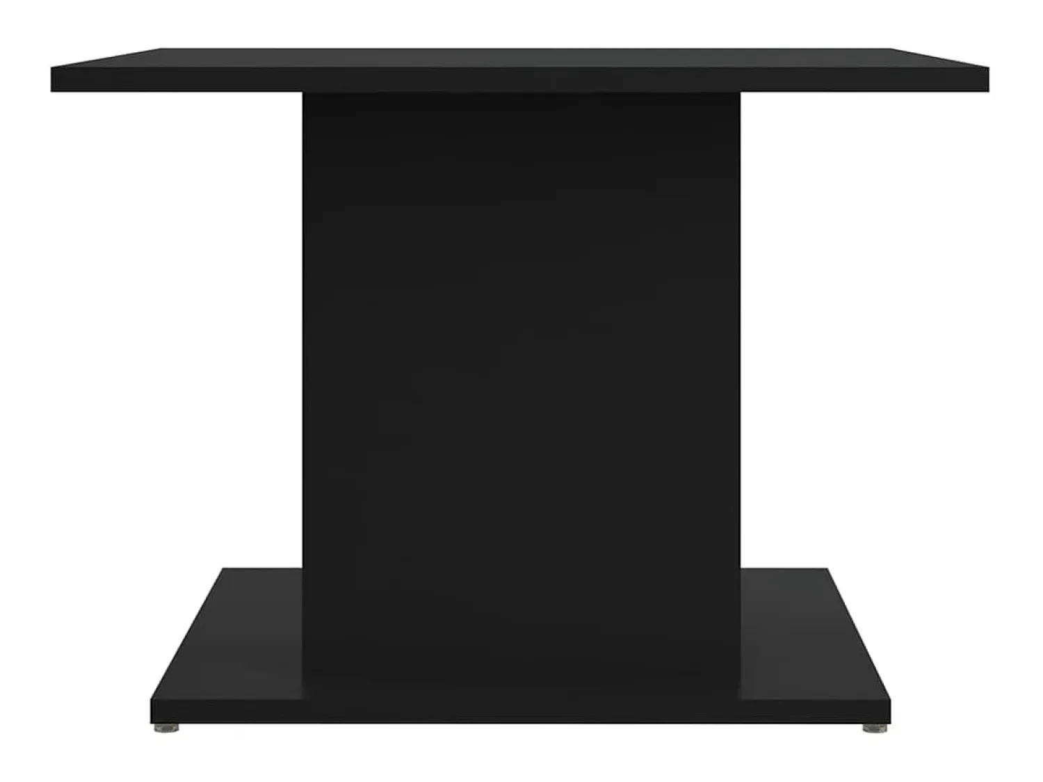 Mesa De Centro| Mesa de centro 55,5x55,5x40 cm contraplacado PT234529 Preto