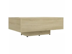 Mesa De Centro* Mesa de centro 85x55x31 cm contraplacado carvalho sonoma PT392960 Castanho