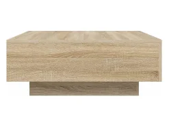 vidaxl Mesa de centro 80x80x31 cm contraplacado carvalho sonoma^ Mesa De Centro