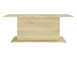 Mesa de centro 102x55,5x40 cm contraplacado cor carvalho sonoma PT296999^ Mesa De Centro