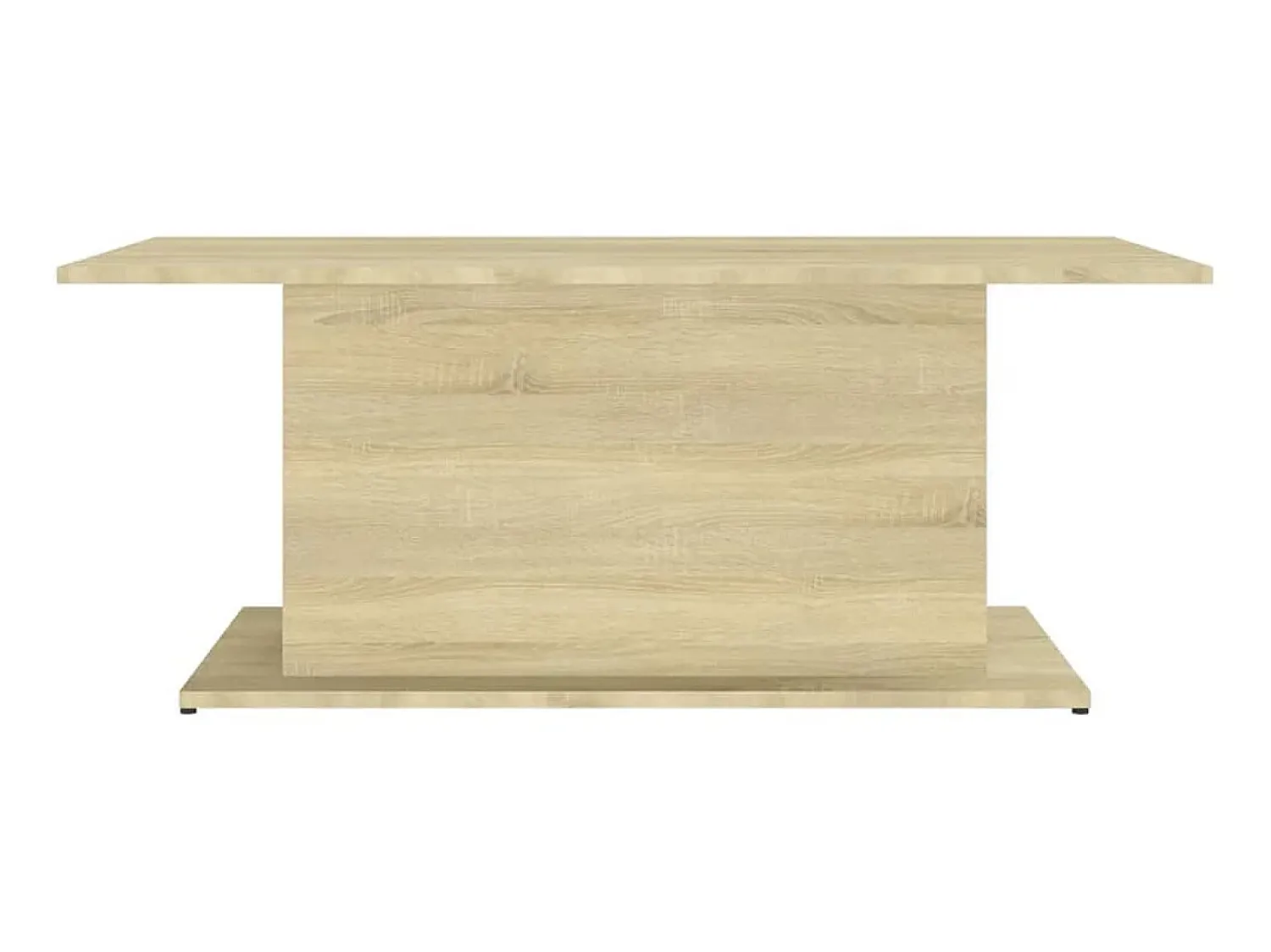 Mesa de centro 102x55,5x40 cm contraplacado cor carvalho sonoma PT296999^ Mesa De Centro