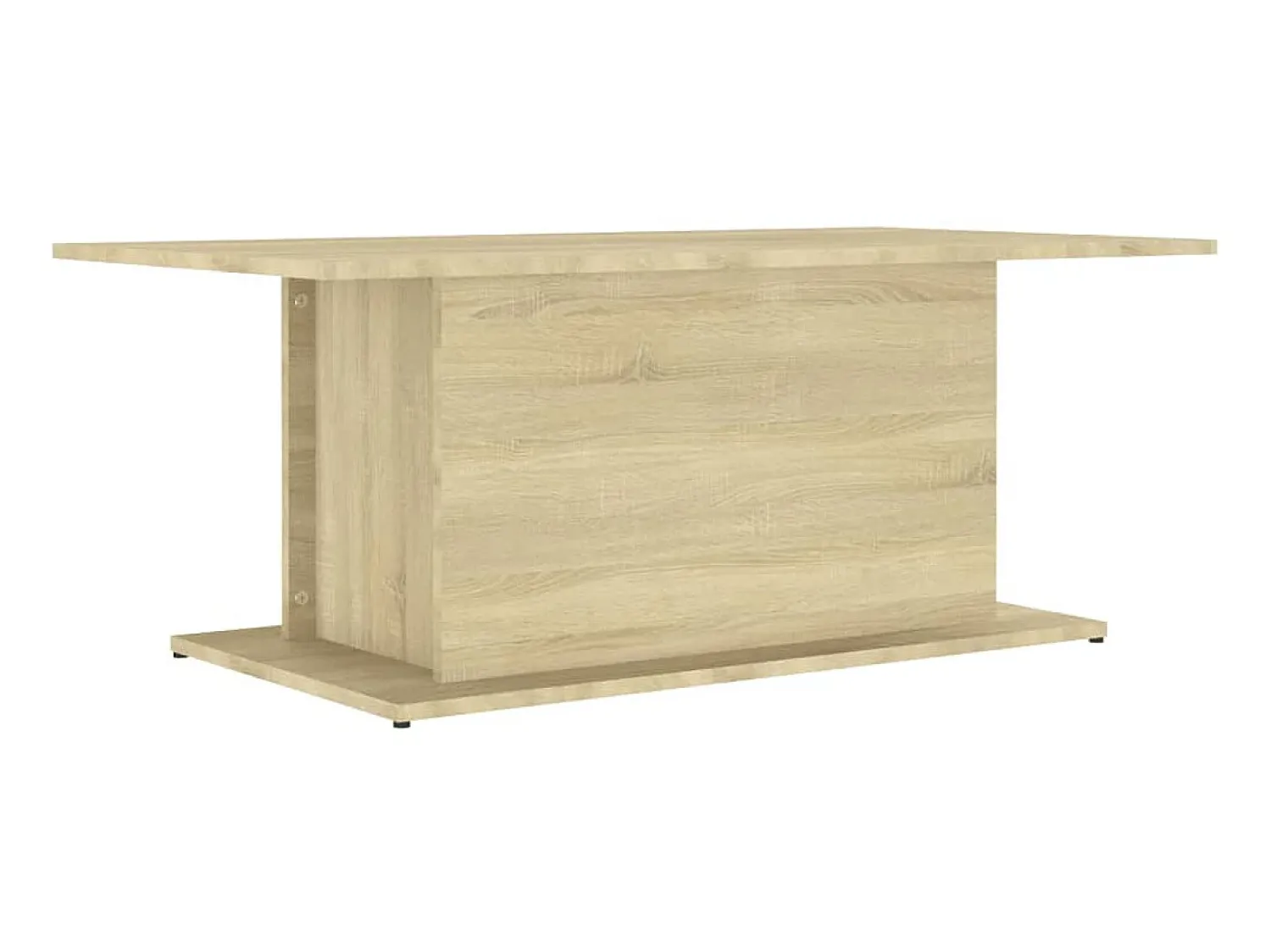 Mesa de centro 102x55,5x40 cm contraplacado cor carvalho sonoma PT296999^ Mesa De Centro