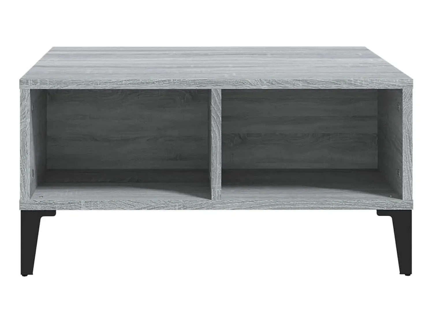 Mesa de centro 60x60x30 cm contraplacado cor sonoma PT574336^ Mesa De Centro