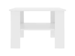 Clearance Mesa de centro 60x60x42 cm contraplacado PT536909 Branco