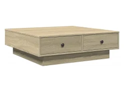 Mesa De Centro| Mesa de centro 90x90x28 cm contraplacado carvalho sonoma PT597171 Bege