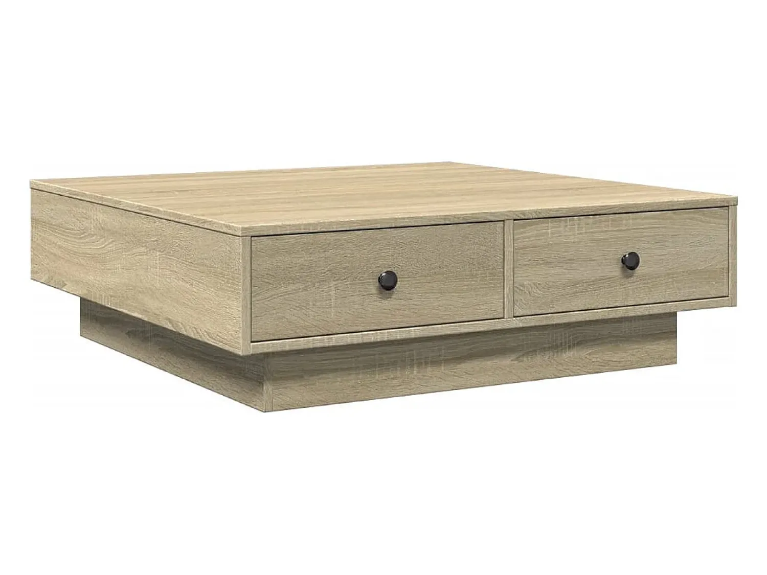 Mesa De Centro| Mesa de centro 90x90x28 cm contraplacado carvalho sonoma PT597171 Bege