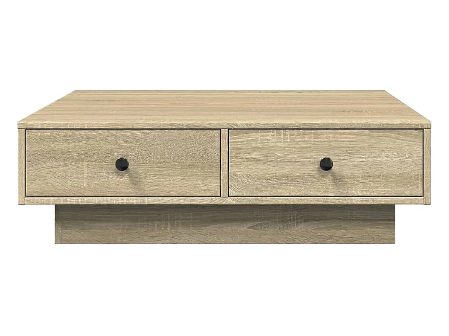 Mesa De Centro| Mesa de centro 90x90x28 cm contraplacado carvalho sonoma PT597171 Bege