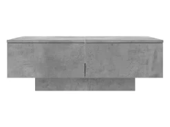 Mesa De Centro|vidaxl Mesa de centro 90x60x31 cm contraplacado cimento Cinzento