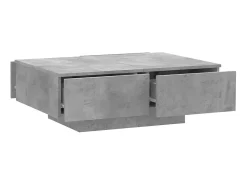 Mesa De Centro|vidaxl Mesa de centro 90x60x31 cm contraplacado cimento Cinzento