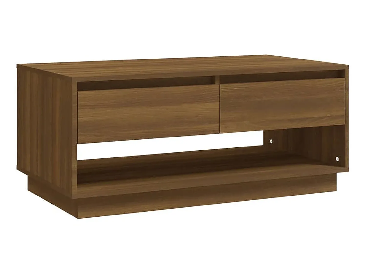 Mesa De Centro| Mesa de centro 102,5x55x44 cm contraplacado carvalho PT561734 Castanho