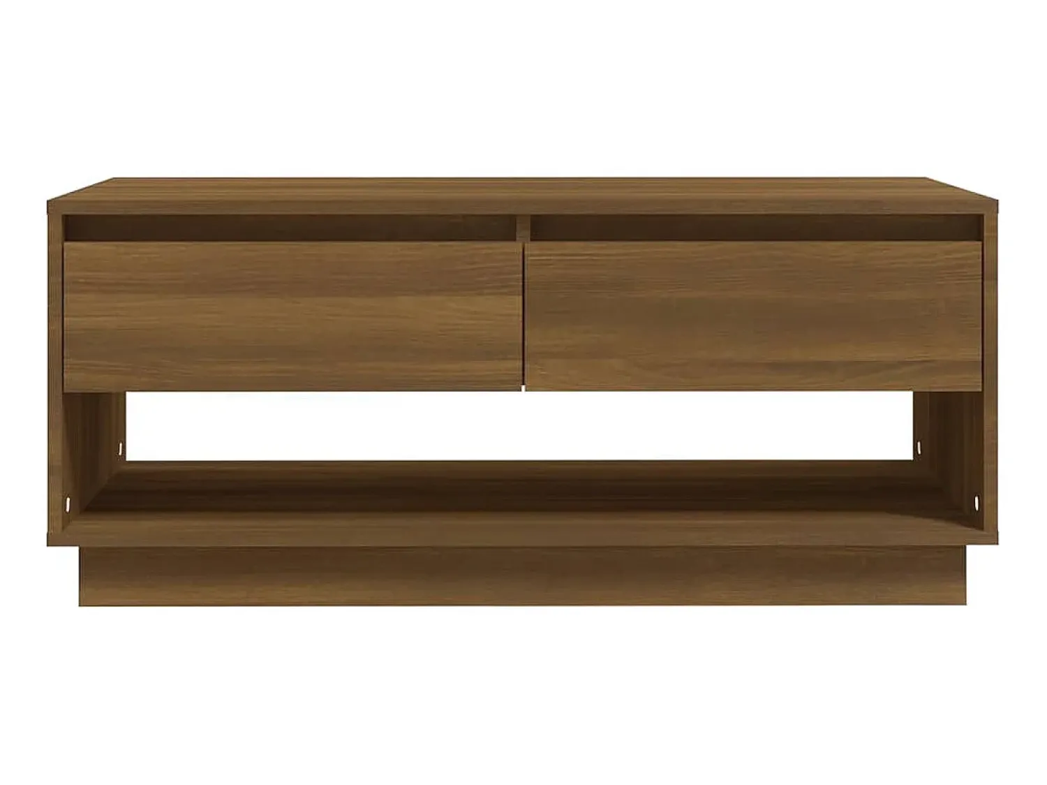 Mesa De Centro| Mesa de centro 102,5x55x44 cm contraplacado carvalho PT561734 Castanho