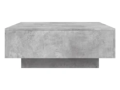 Mesa De Centro*vidaxl Mesa de centro 80x80x31 cm contraplacado cinzento cimento Cinzento claro
