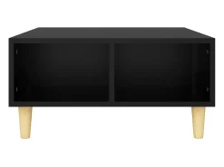 Clearance vidaxl Mesa de centro 60x60x30 cm contraplacado Preto