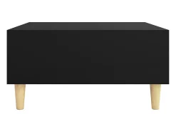 Clearance vidaxl Mesa de centro 60x60x30 cm contraplacado Preto