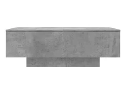 Mesa De Centro| Mesa de centro 90x60x31 cm contraplacado cimento PT628660 Cinzento