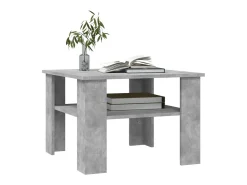 Sale Mesa de centro 60x60x42 cm contraplacado cimento PT488604 Cinzento