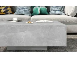 vidaxl Mesa de centro 85x55x31 cm contraplacado cimento^ Mesa De Centro