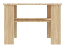 Mesa De Centro* Mesa de centro 60x60x42 cm contraplacado cor carvalho sonoma PT523568 Castanho