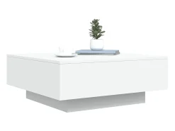 Hot Mesa de centro 80x80x31 cm contraplacado PT594361 Branco