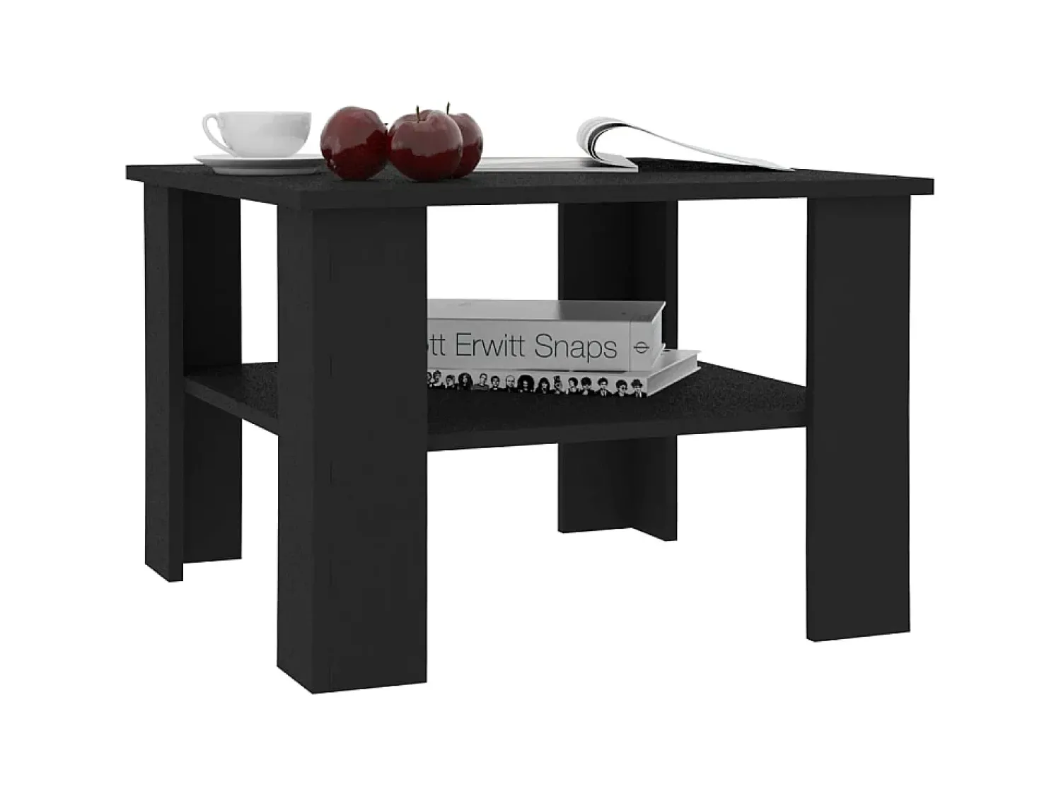 Mesa de centro 60x60x42 cm contraplacado PT605685^ Mesa De Centro