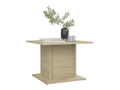 Mesa de centro 55,5x55,5x40 cm contraplacado carvalho sonoma PT641665^ Mesa De Centro