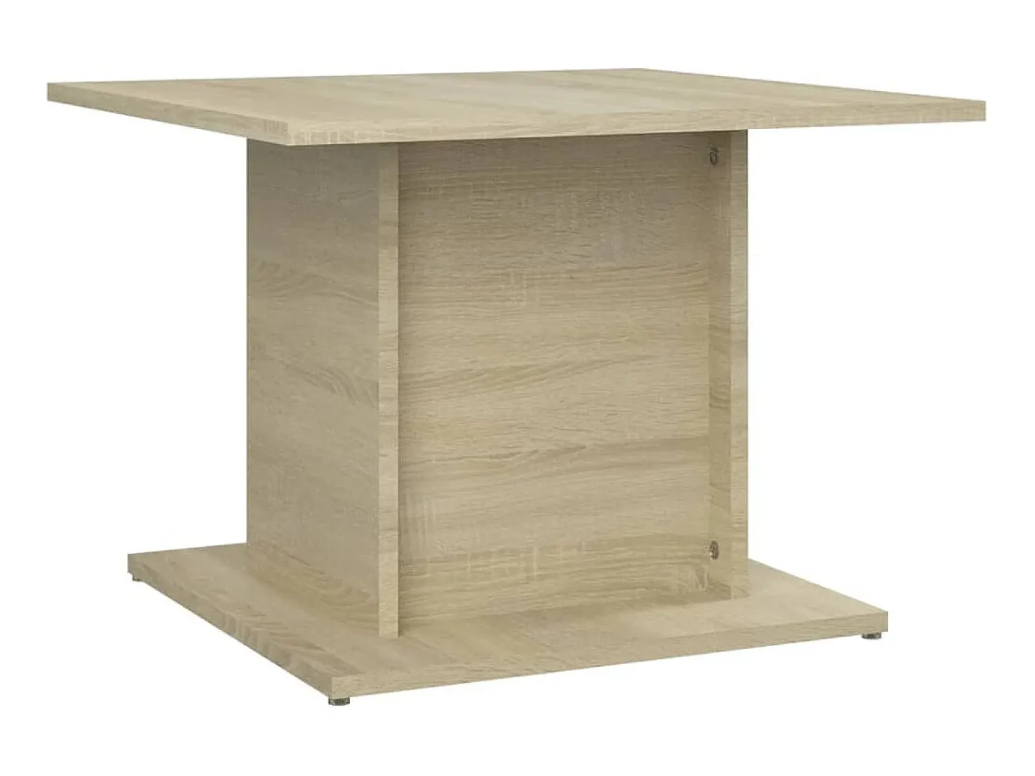 Mesa de centro 55,5x55,5x40 cm contraplacado carvalho sonoma PT641665^ Mesa De Centro