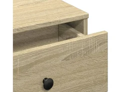 Mesa De Centro*vidaxl Mesa de centro 60x45x31 cm contraplacado carvalho sonoma Natural claro