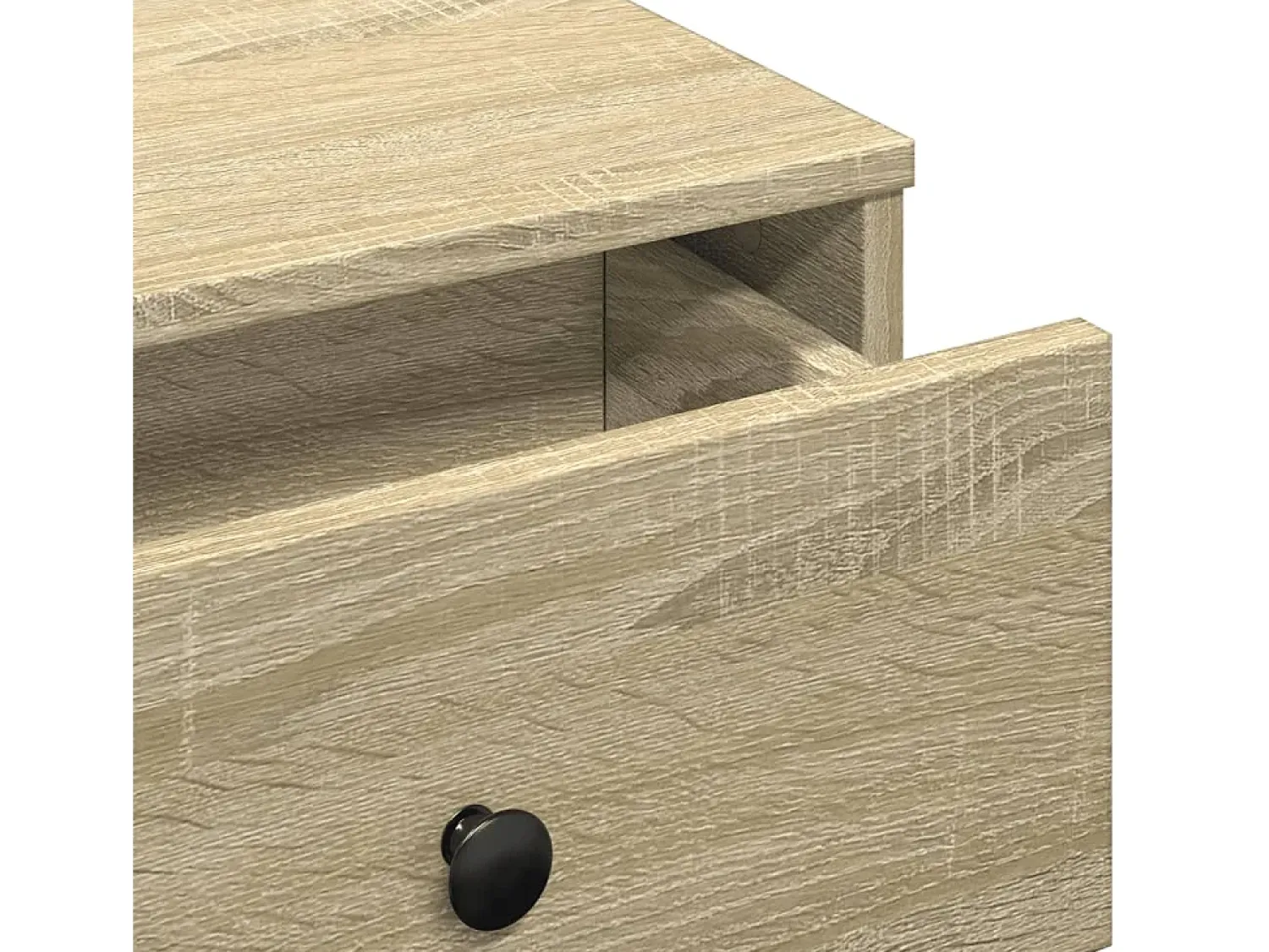 Mesa De Centro*vidaxl Mesa de centro 60x45x31 cm contraplacado carvalho sonoma Natural claro