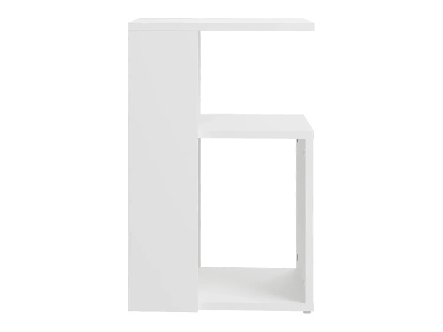 Mesa De Centro| Mesa de centro 36x30x56 cm contraplacado PT340711 Branco