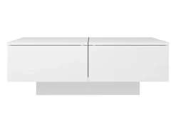 Clearance Mesa de centro 90x60x31 cm contraplacado PT277546 Branco