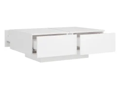 Clearance Mesa de centro 90x60x31 cm contraplacado PT277546 Branco