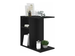 Mesa De Centro| Mesa de centro 50x30x50 cm contraplacado PT597117 Preto