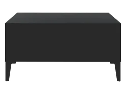 Mesa De Centro|vidaxl Mesa de centro 60x60x30 cm contraplacado Preto