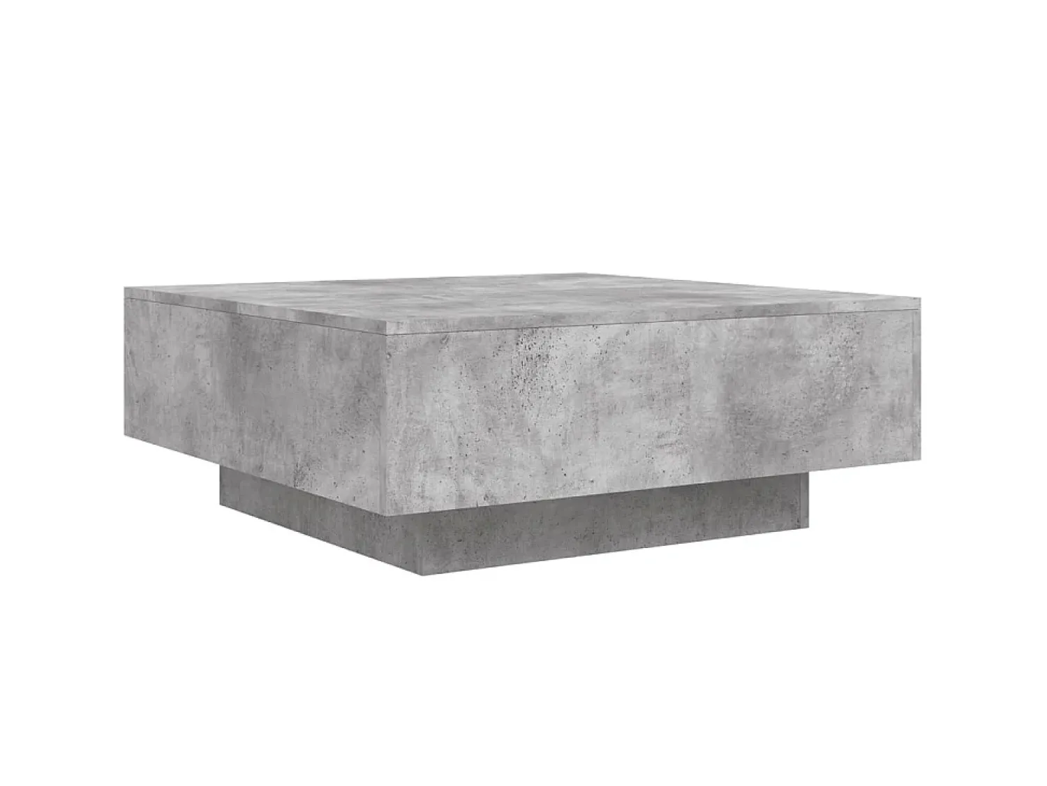 Mesa De Centro* Mesa de centro 80x80x31 cm contraplacado cimento PT958453 Cinzento