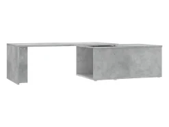 Mesa De Centro|vidaxl Mesa de centro 150x50x35 cm contraplacado cimento Cinzento