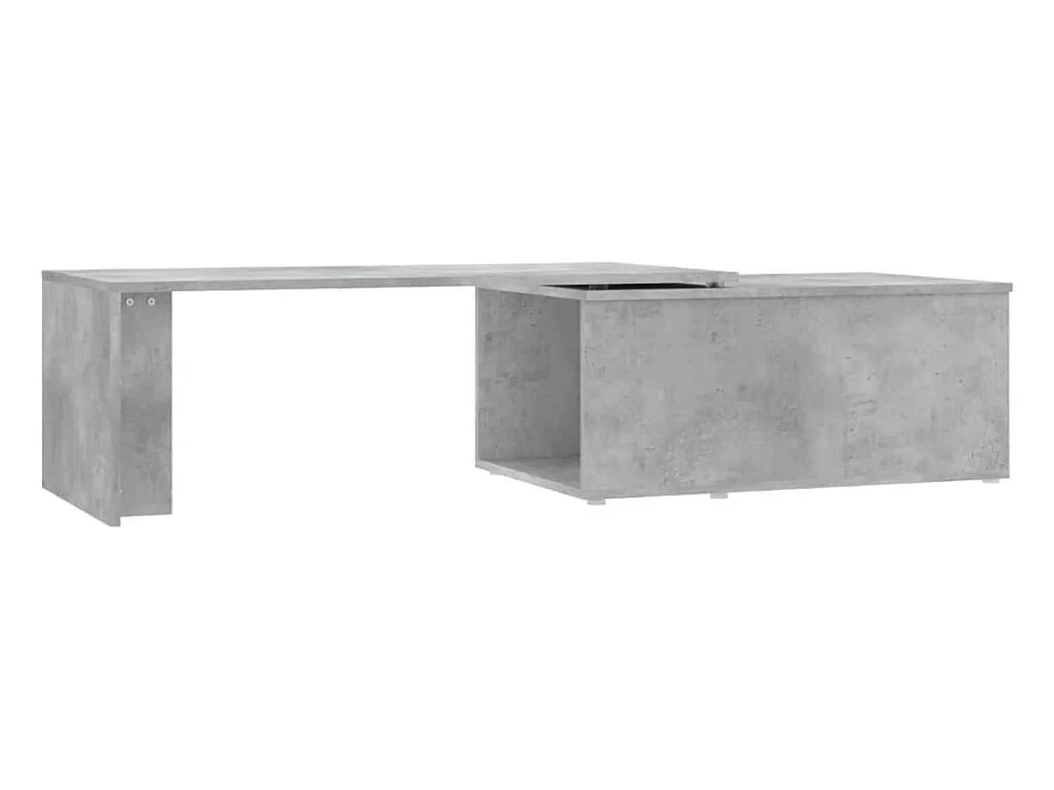 Mesa De Centro|vidaxl Mesa de centro 150x50x35 cm contraplacado cimento Cinzento