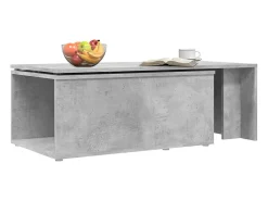 Mesa De Centro|vidaxl Mesa de centro 150x50x35 cm contraplacado cimento Cinzento