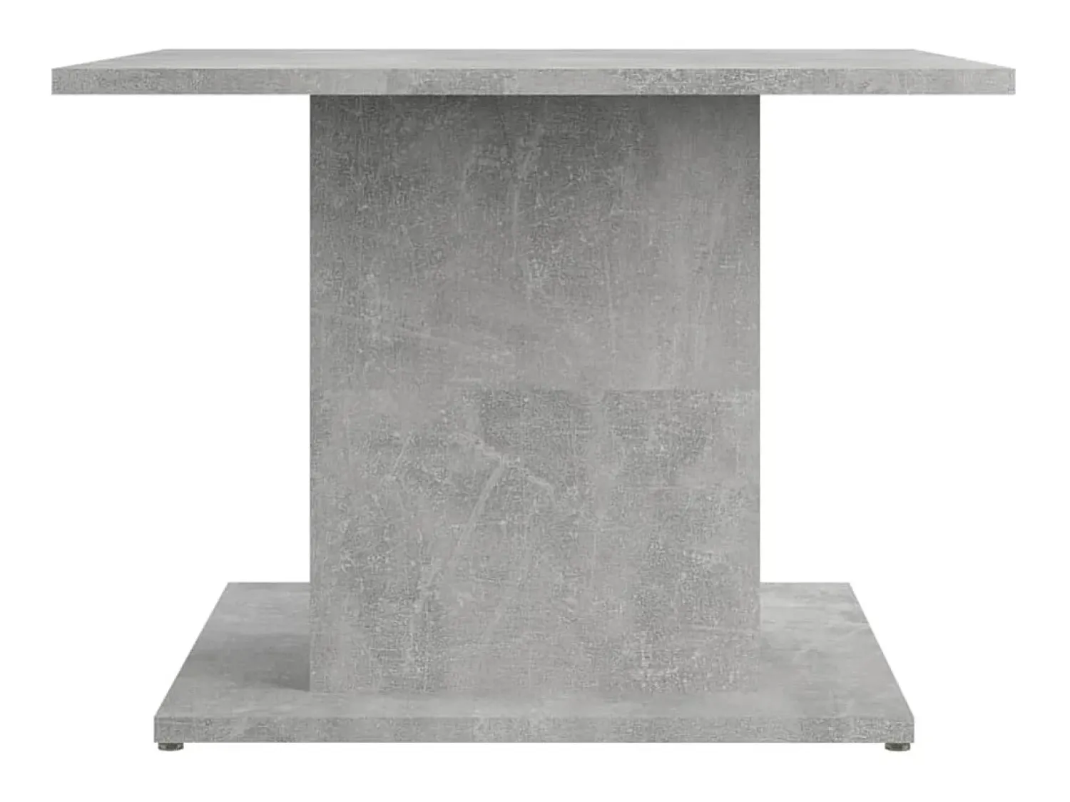Mesa De Centro| Mesa de centro 55,5x55,5x40 cm contraplacado cimento PT607100 Cinzento