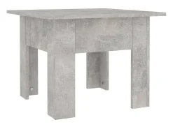 Mesa De Centro|vidaxl Mesa de centro 55x55x42 cm contraplacado cimento Cinzento