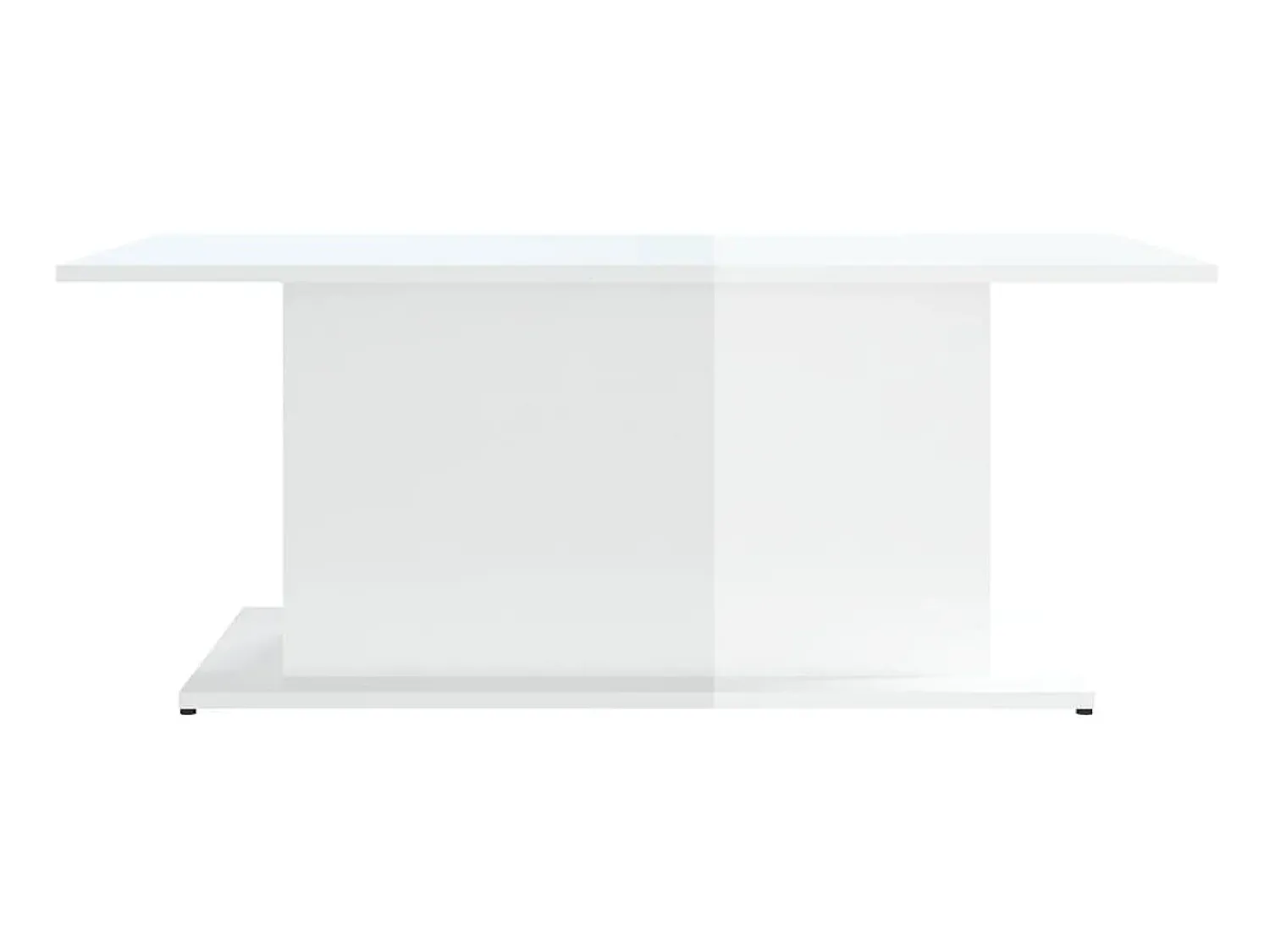 Mesa de centro 102x55,5x40 cm contraplacado brilhante PT931181^ Mesa De Centro