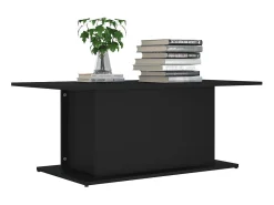 Mesa De Centro* Mesa de centro 102x55,5x40 cm contraplacado PT257836 Preto
