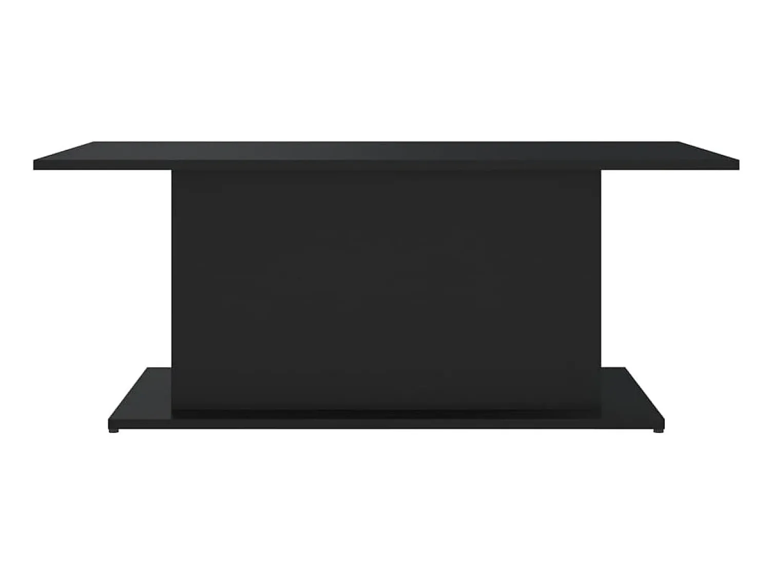 Mesa De Centro* Mesa de centro 102x55,5x40 cm contraplacado PT257836 Preto